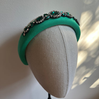 JAIME headband - emerald